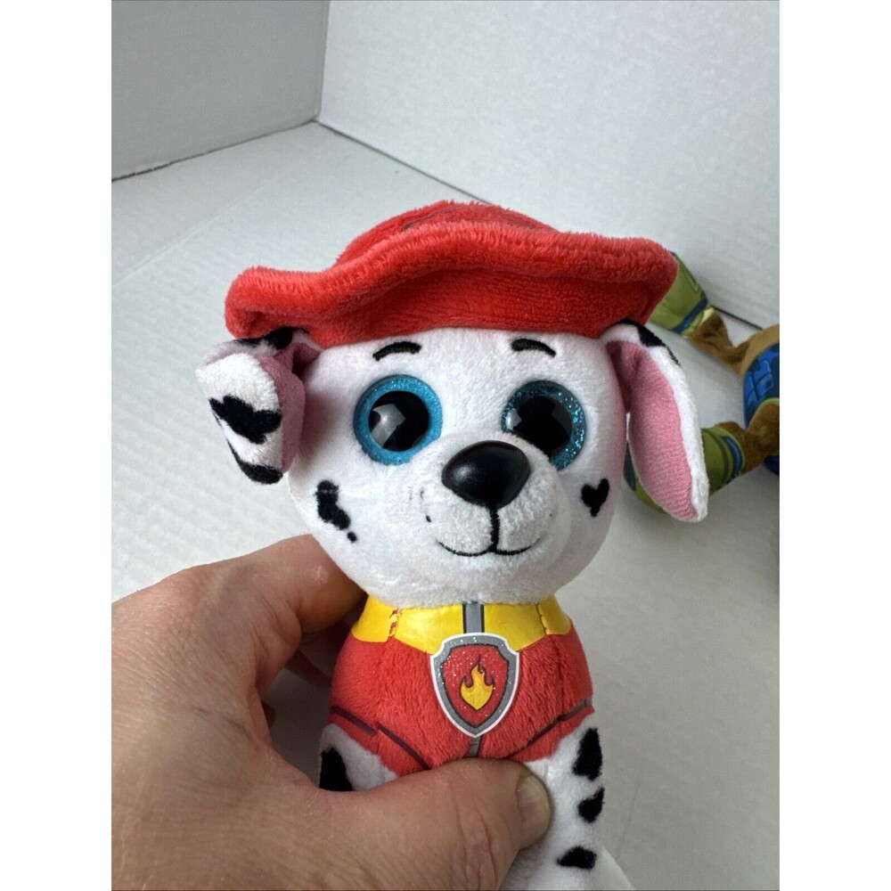 Paw Patrol Plush TY Marshall Chase Rubble Lot Of 4 - Picture 11 of 13